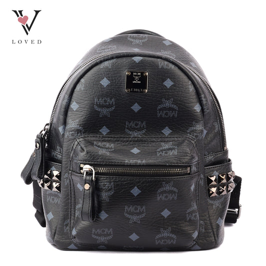 MCM Stark Side Studded Backpack