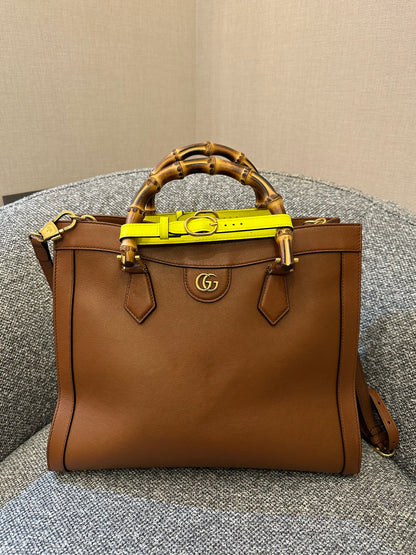 Gucci Diana Bamboo Handle Tote Bag