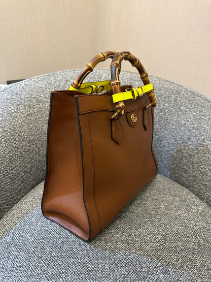Gucci Diana Bamboo Handle Tote Bag