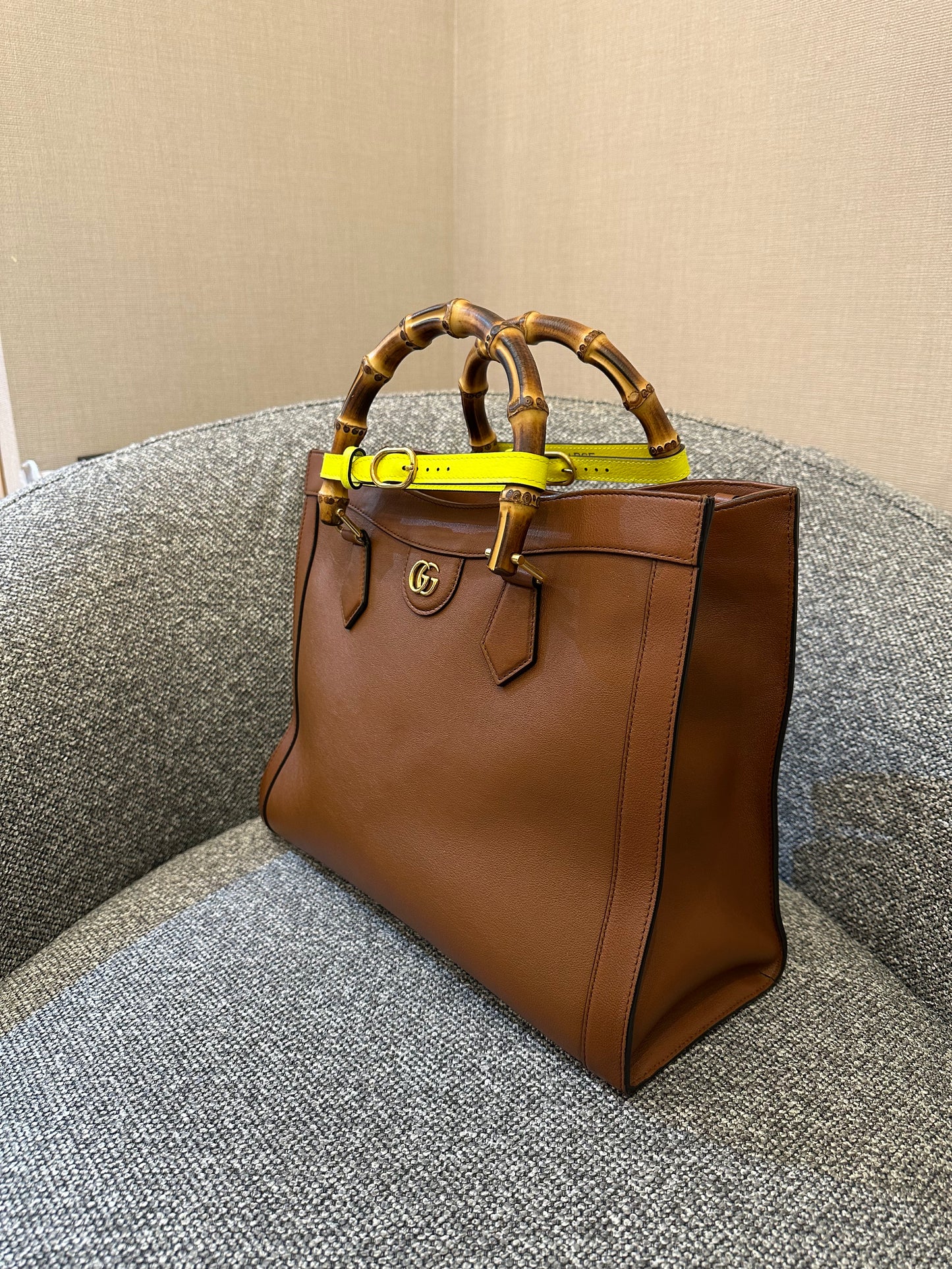 Gucci Diana Bamboo Handle Tote Bag