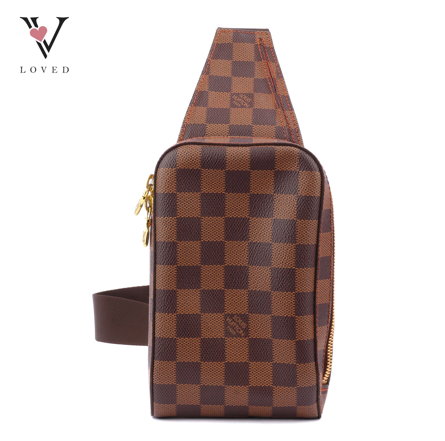 Louis Vuitton Geronimos Body Bag In Damier Ebene