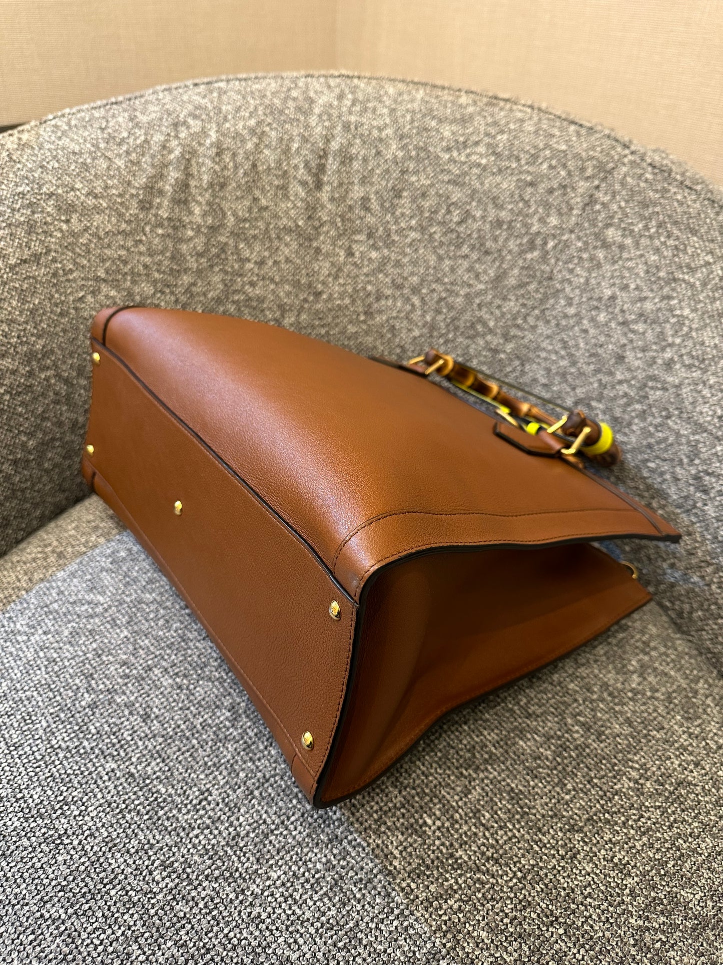 Gucci Diana Bamboo Handle Tote Bag
