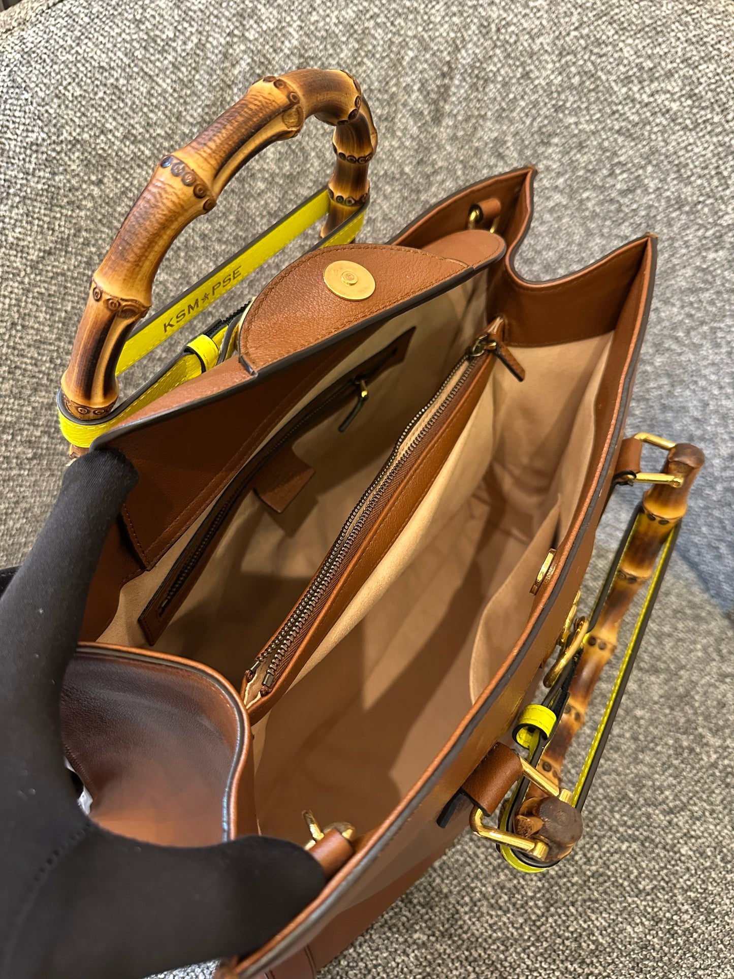 Gucci Diana Bamboo Handle Tote Bag