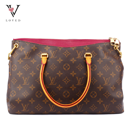 Louis Vuitton Saffron Pallas Bag In Monogram Canvas