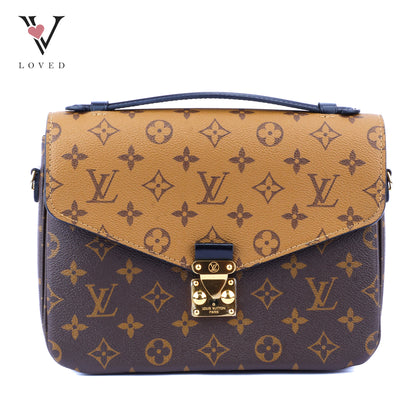 Louis Vuitton Metis Bag in Reverse Monogram Canvas
