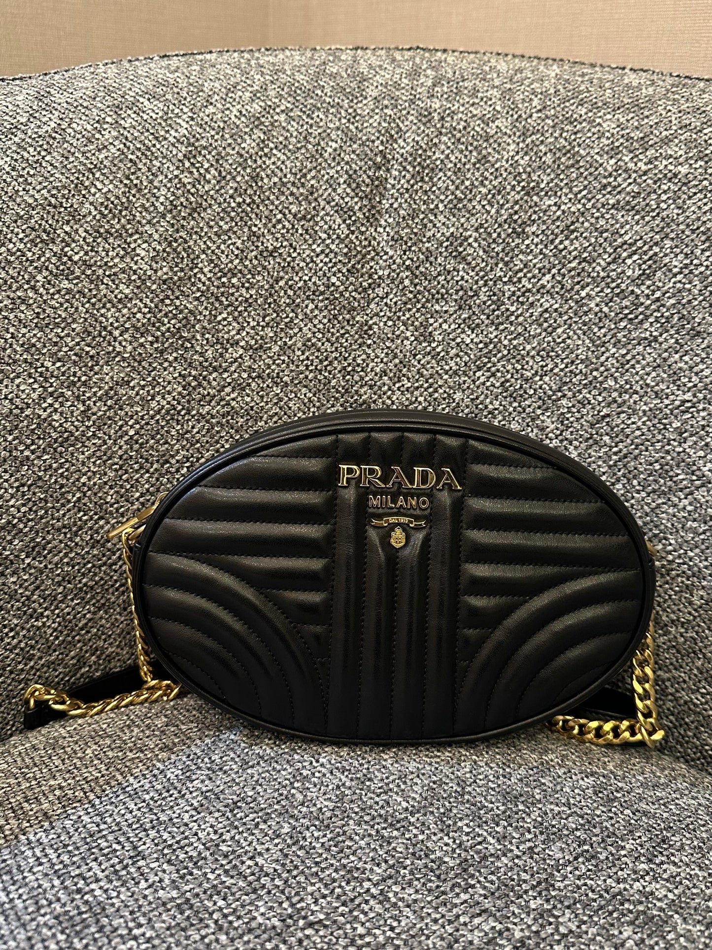 Prada Oval Diagramme Camera Bag