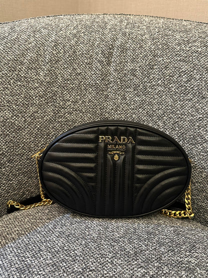 Prada Oval Diagramme Camera Bag