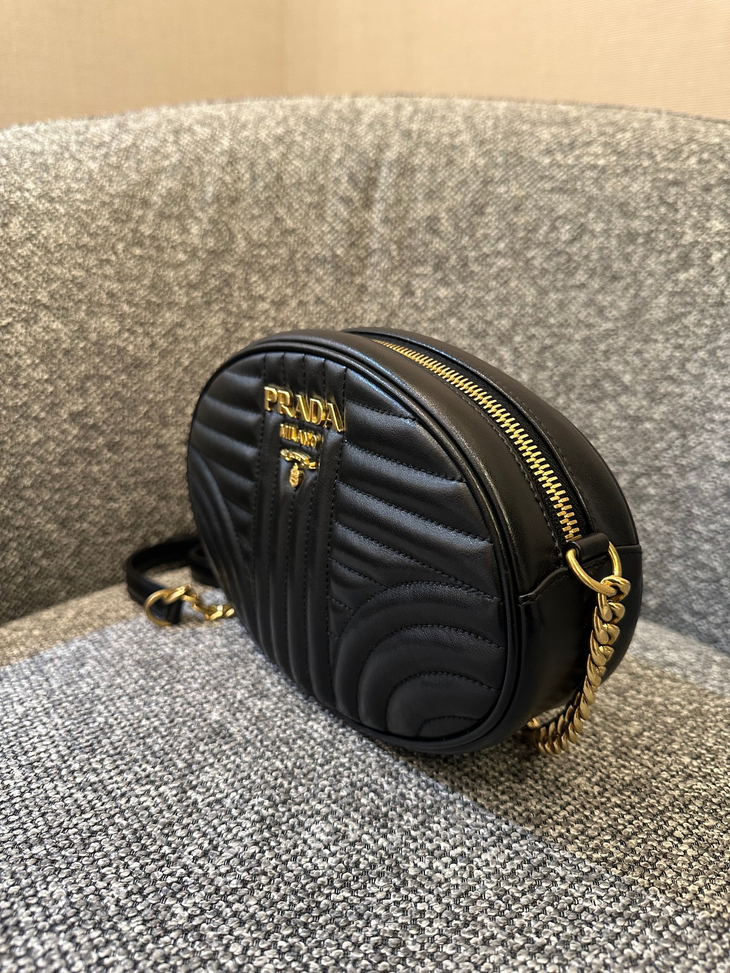 Prada Oval Diagramme Camera Bag