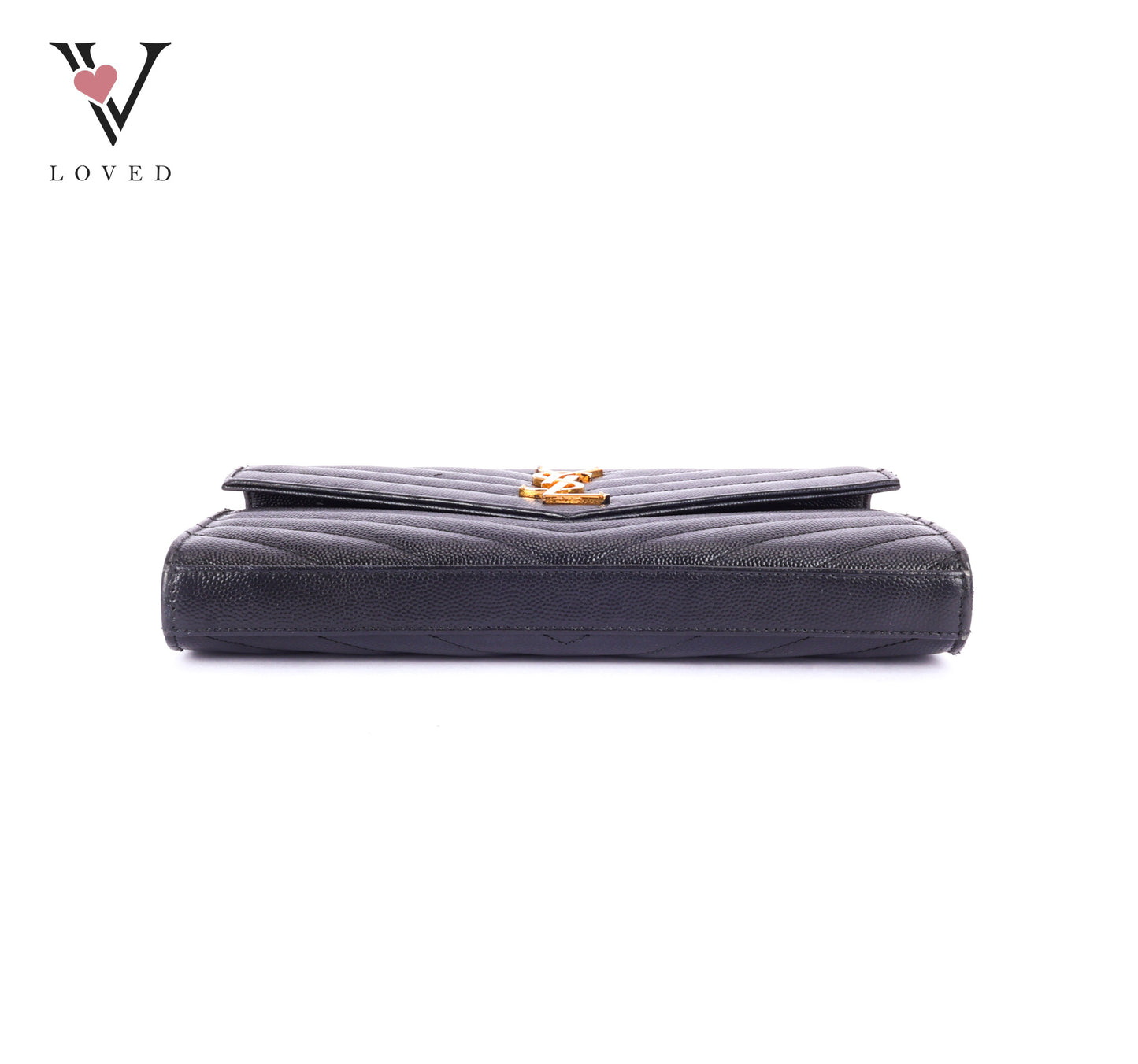 YSL	Cassandre Monogram in Caviar Leather