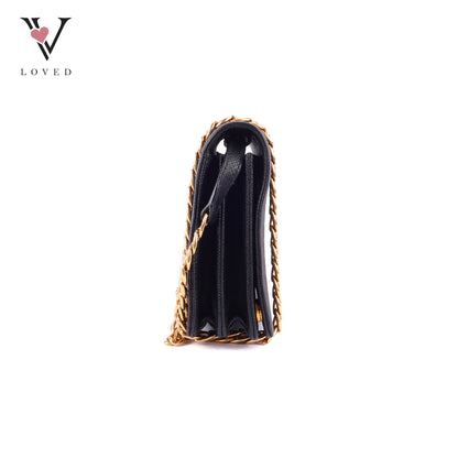 Prada Logo-Lettering Saffiano Leather Shoulder Bag