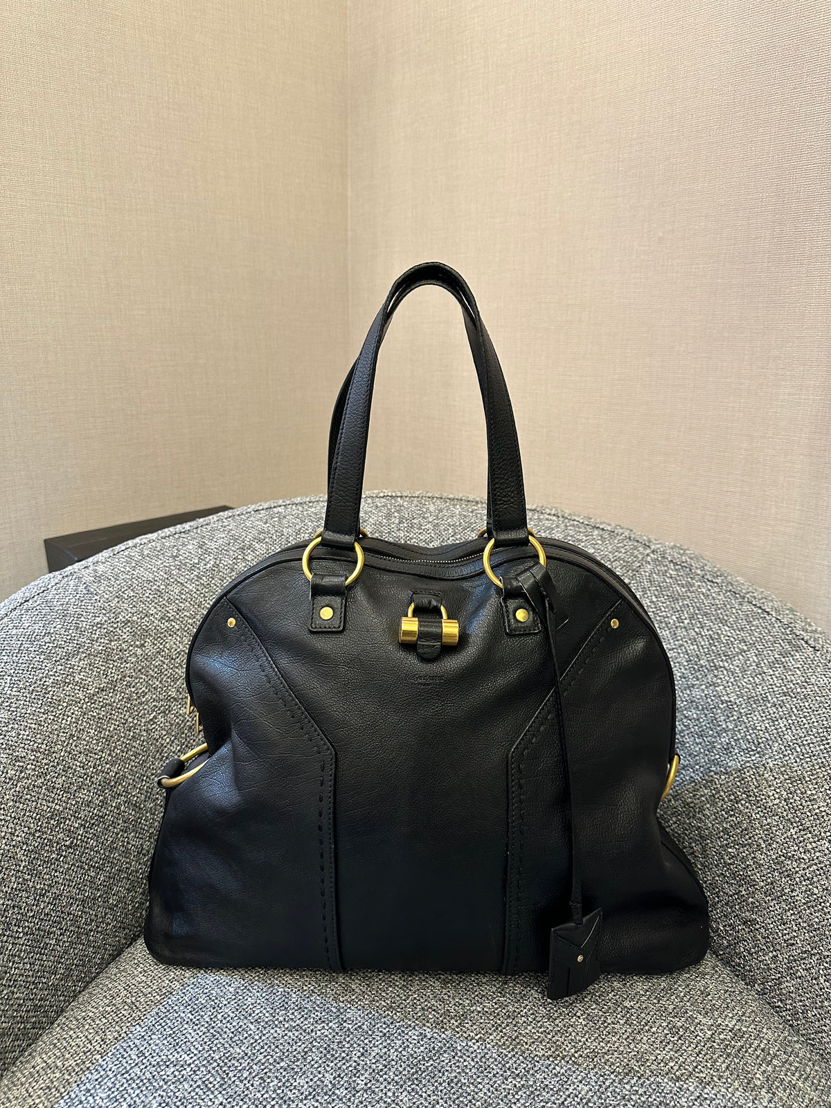 Yves Saint Laurent Calfskin Leather Muse Bag