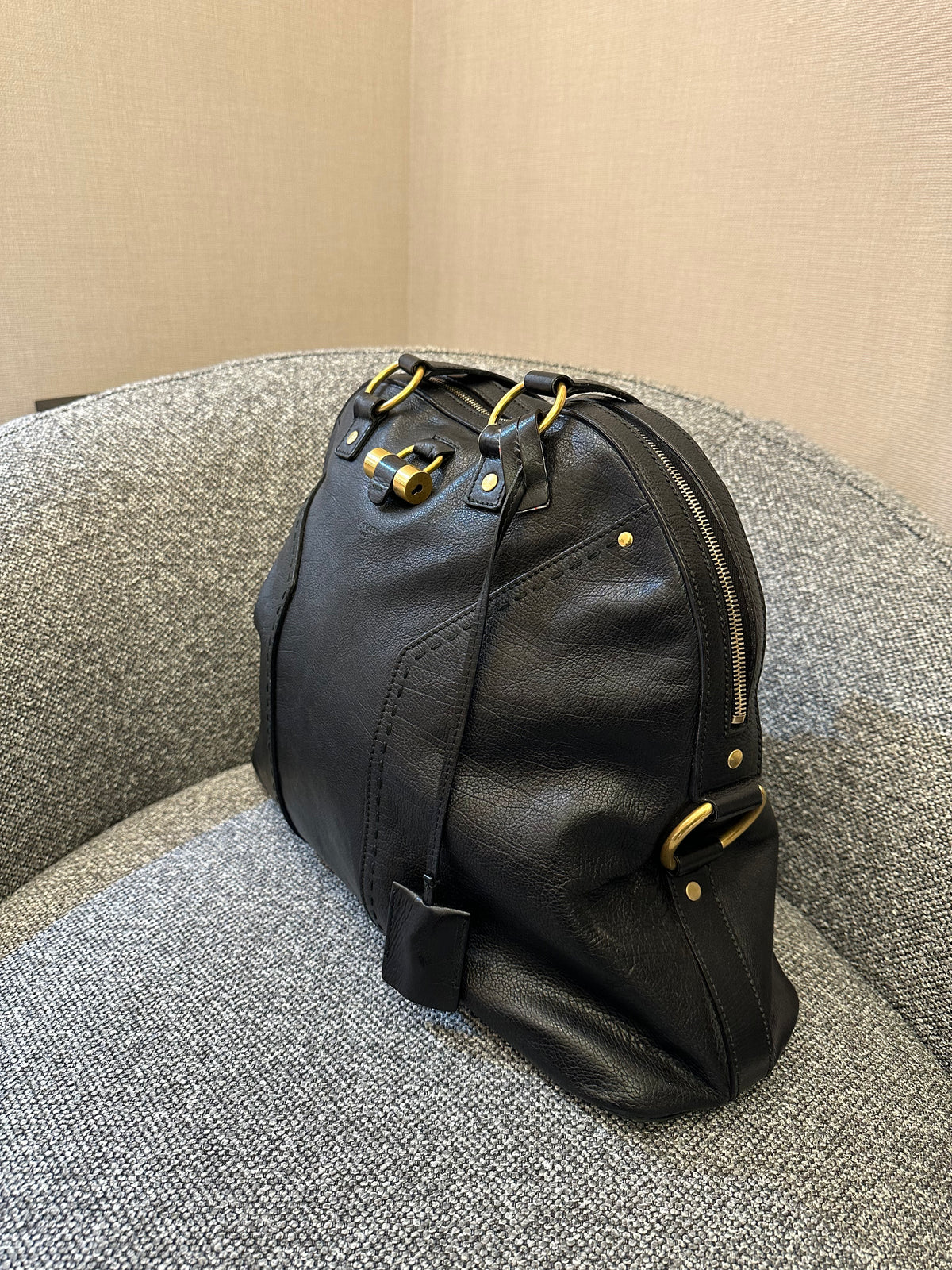 Yves Saint Laurent Calfskin Leather Muse Bag
