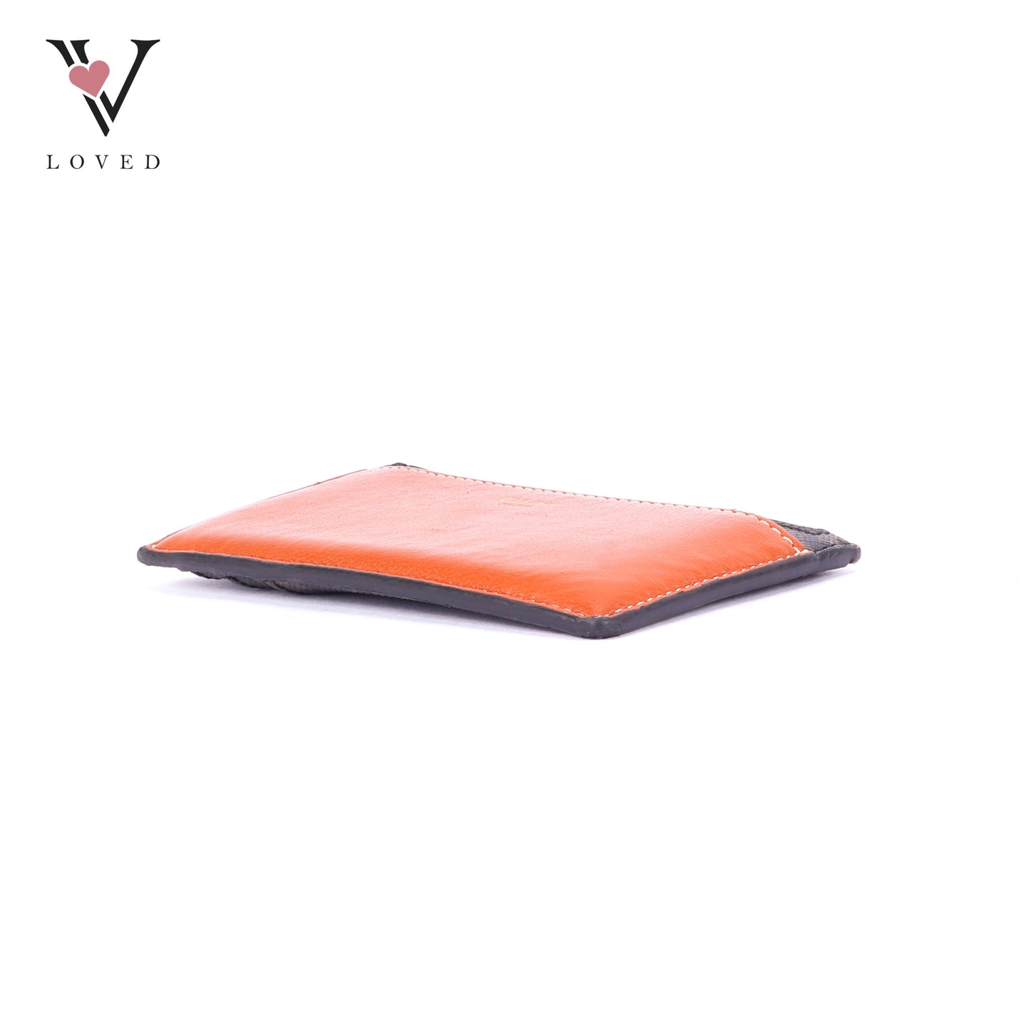 Celine Zipped Card Holder in Triomphe Canvas and Lambskin Leather