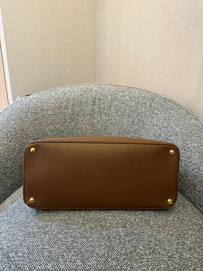 Prada Galleria Saffiano Double Zip Tote Bag