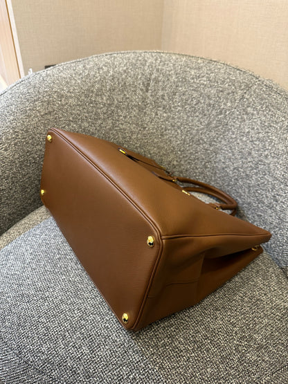 Prada Galleria Saffiano Double Zip Tote Bag