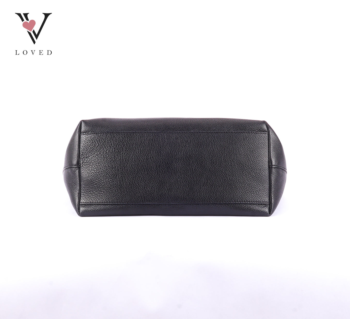 Demellier Vancouver Black Smooth Leather Tote Bag