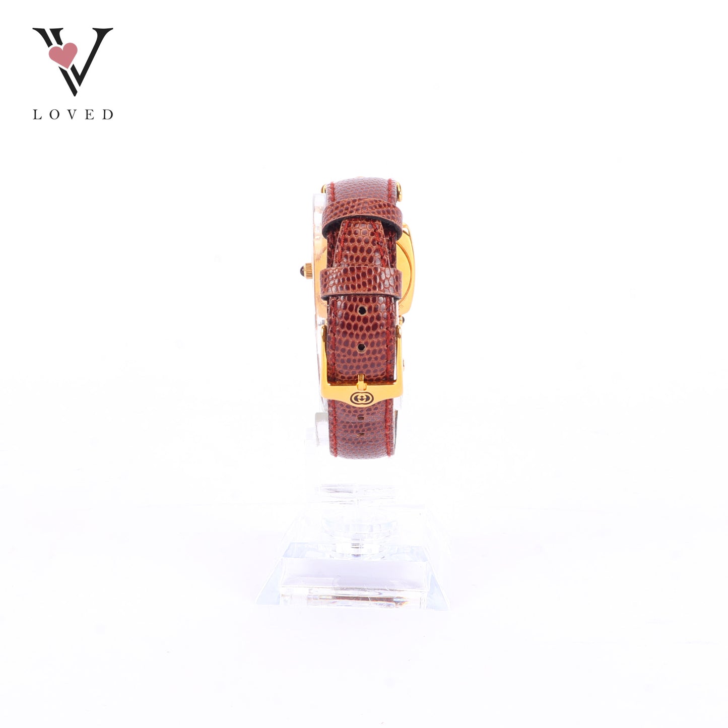 Gucci Watch Horsebit Vintage G300L Gold Plated Leather