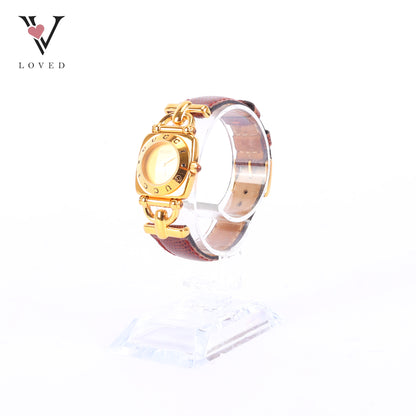 Gucci Watch Horsebit Vintage G300L Gold Plated Leather