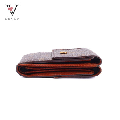 Louis Vuitton Portefeuille Elise Wallet In Monogram Canvas