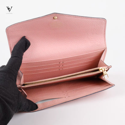 Empreinte Sarah Wallet in Rose Poudre