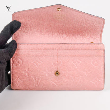 Empreinte Sarah Wallet in Rose Poudre