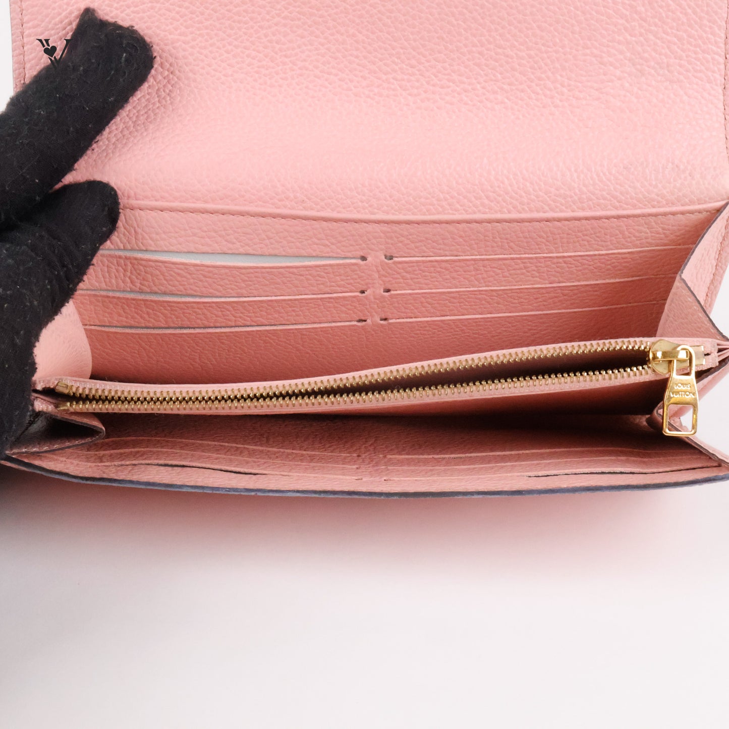 Empreinte Sarah Wallet in Rose Poudre