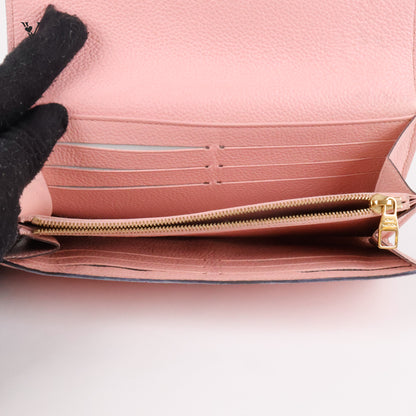 Empreinte Sarah Wallet in Rose Poudre
