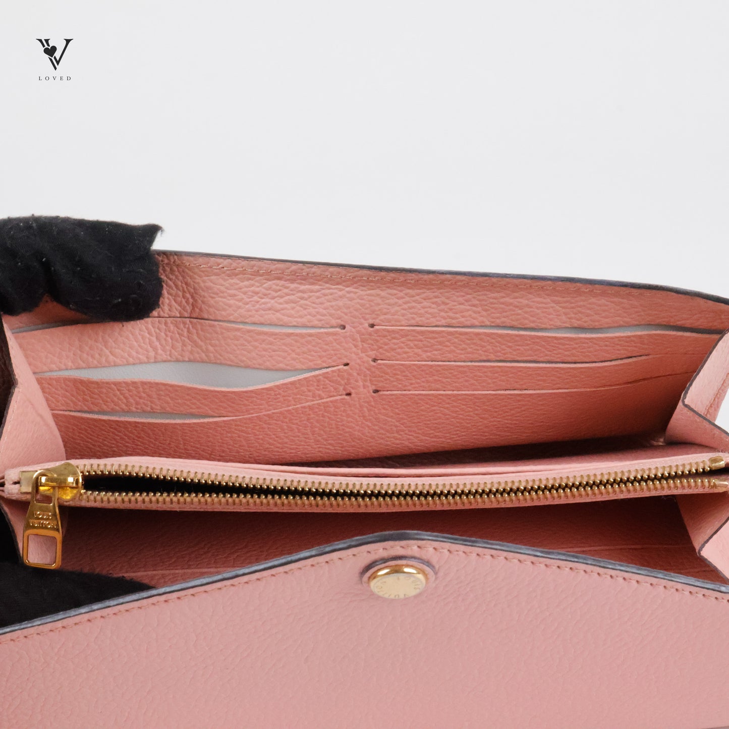 Empreinte Sarah Wallet in Rose Poudre