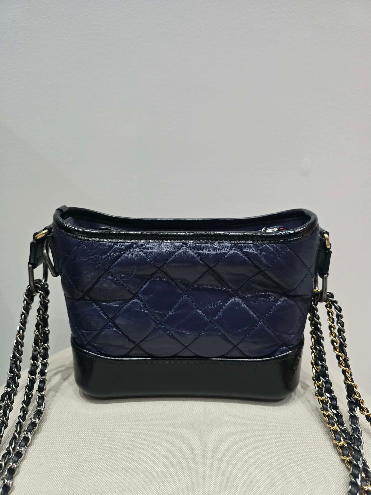 Chanel Gabrielle Hobo Bag in Navy Blue