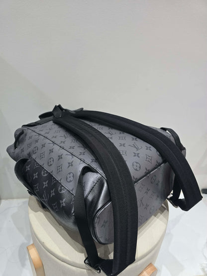 Louis Vuitton Christopher Backpack in Monogram Eclipse Grey