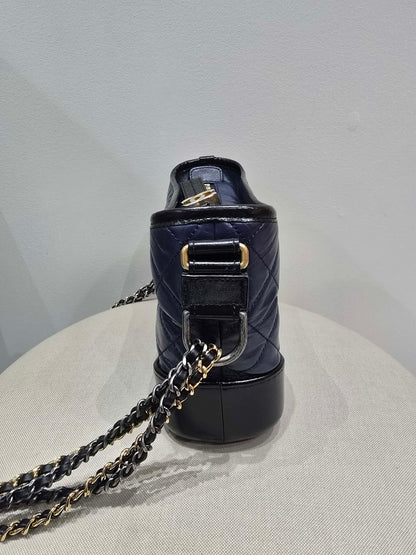 Chanel Gabrielle Hobo Bag in Navy Blue